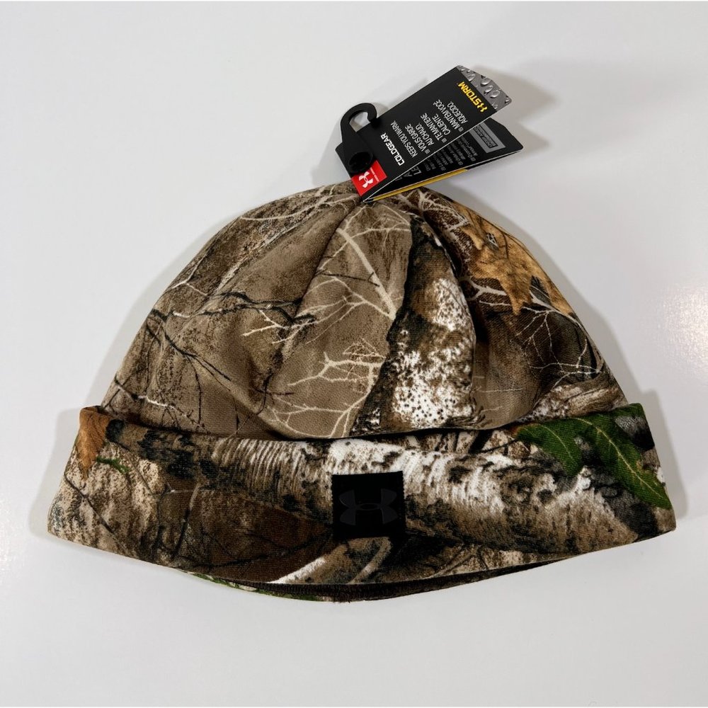 Under Armour Storm Hunting Green Camo Beanie